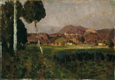 Hrad Hohensalzburg s Gaisbergem od Adolf Gustav Ditscheiner