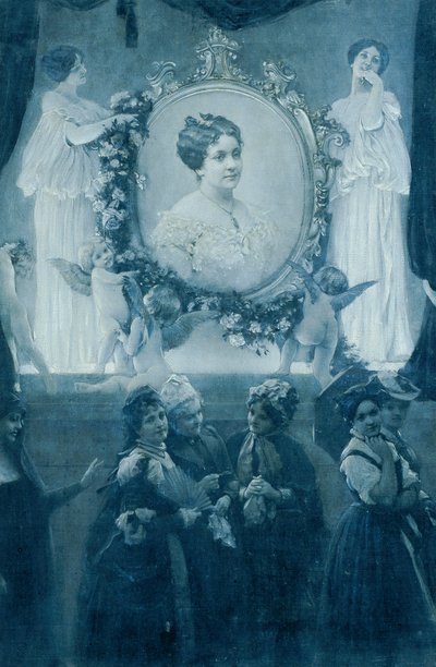 Herečka Helene Hartmann od Adolf Hiremy Hirschl