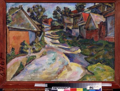 Venkovská silnice (Country Road). Obraz Adolfa Israeleviče Milmana (1886-1930), olej na plátně od Adolf Israelevich Milman