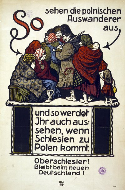 Německý protipolský plakát od Adolf Munzer