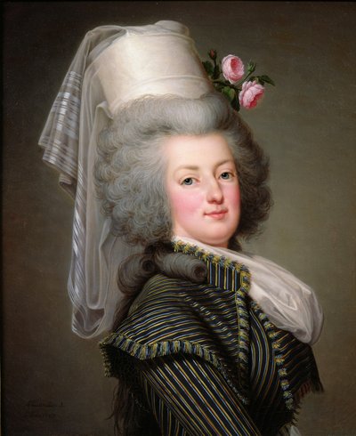 Marie-Antoinetta (1755-93) Habsbursko-Lotrinská, rakouská arcivévodkyně, královna Francie a Navarry, 1788 od Adolf Ulrich Wertmuller
