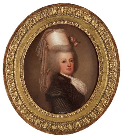 Portrét francouzské královny Marie Antoinetty 1755-1793, 1789 od Adolf Ulrich Wertmuller