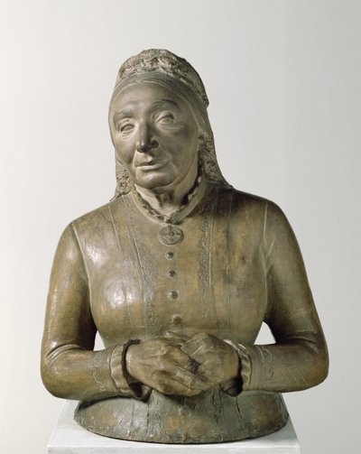 Portrét Marie Fielderové (1819-1901), 1882 (terakota) od Adolf von Hildebrand