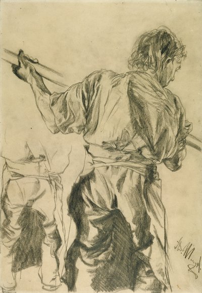 Obrázek Studie od Adolf von Menzel