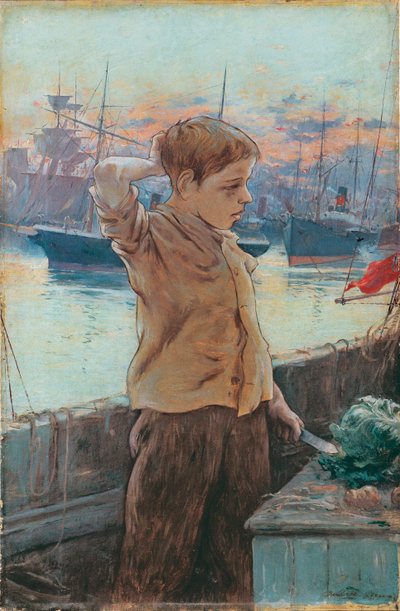 "Le mousse"" (Lodní chlapec) Peinture d
