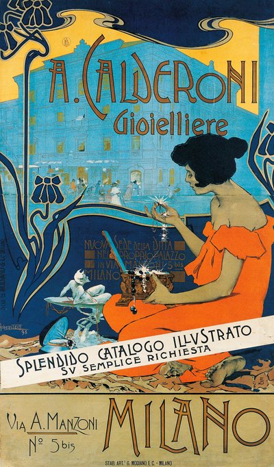 Klenotníkovi Calderoni, Milán od Adolfo Hohenstein