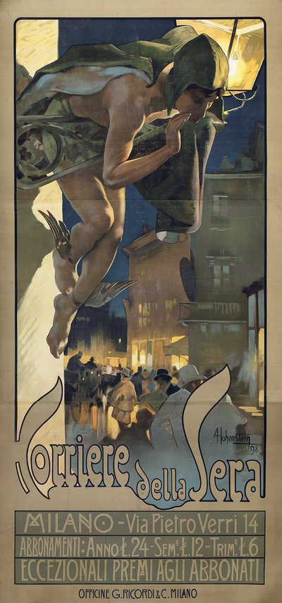 Corriere della Sera, 1898. od Adolfo Hohenstein
