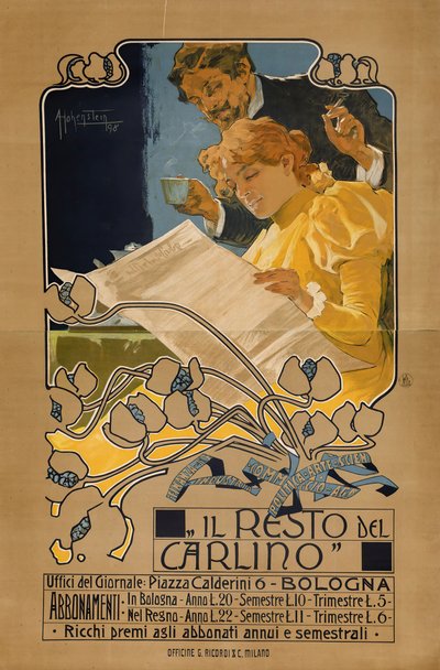 Zbytek Carlina, 1898. od Adolfo Hohenstein