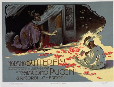 "Madame Butterfly" od Pucciniho od Adolfo Hohenstein