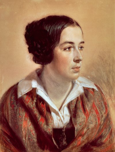 Caroline Arnoldin muotokuva od Adolph Menzel