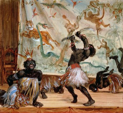 Zuluové od Adolph Menzel