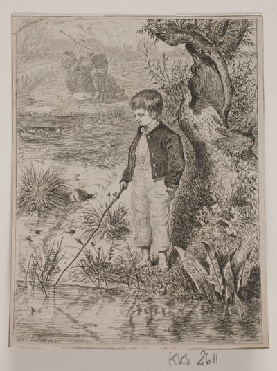 Rybářský chlapec od Johan Adolph Kittendorff