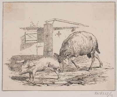 Beran a prase od Johan Adolph Kittendorff