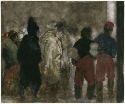 Příjezd francouzských válečných zajatců do Berlína v noci od Adolph Menzel