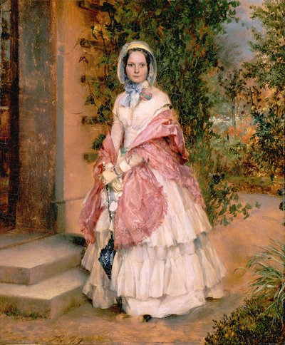 Clara Ilgner (později paní Schmidtová von Knobelsdorffová) od Adolph Menzel
