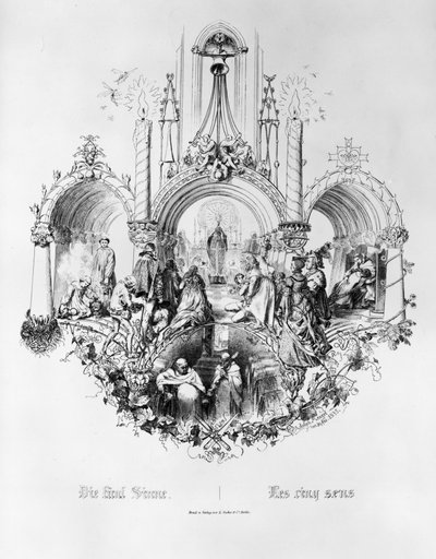 Pět smyslů od Adolph Menzel