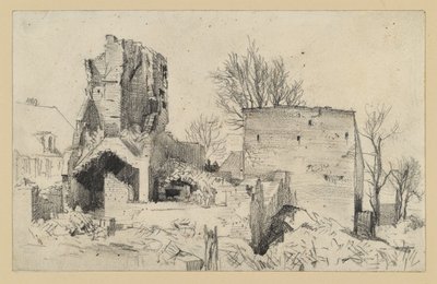 Ruina domu od Adolph Menzel