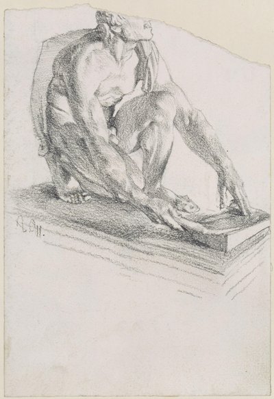 Brousící Skyth (odlitek podle originálu v galerii Uffizi ve Florencii) od Adolph Menzel
