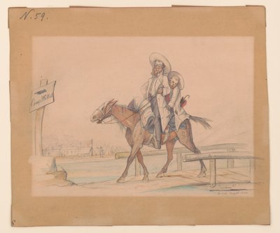 Henry Von Trebra a Louis V. Trebra přijíždějí do Camp Morton, Indpls ze své farmy v Madisonu, Ill. od Adolph Metzner