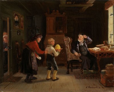 Přihláška ke konfirmaci od Adolph Tidemand