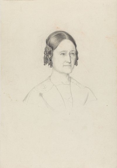 Manželka umělce, Johanne Tidemandová od Adolph Tidemand