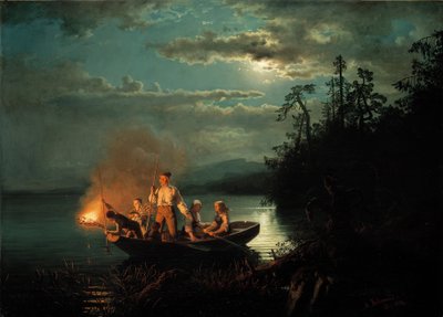 Poslech Krøderena od Adolph Tidemand
