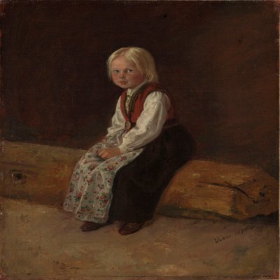 Portrét Selly Larsdatter Vikør od Adolph Tidemand