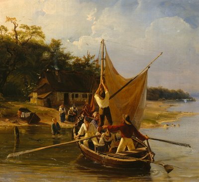 Návrat dánských rybářů od Adolph Tidemand
