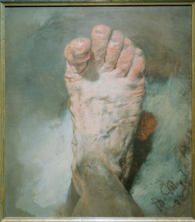 Umělcova noha od Adolph Menzel