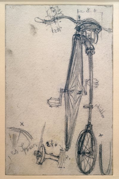 Vysoké kolo, pohled zezadu od Adolph Menzel