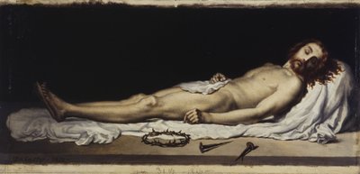 Náčrt kostela v Malakoffu: Le Christ mort od Adolphe Henri Dubasty