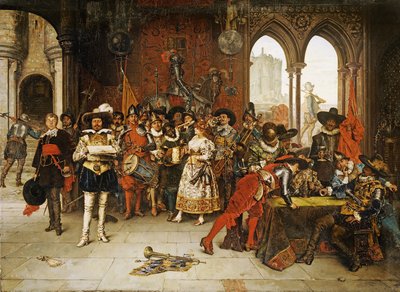 Mušketýři krále od Adolphe Alexandre Lesrel