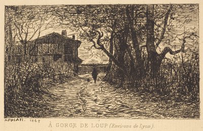 Soutěska u Loup od Adolphe Appian