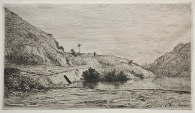 Banks of the Rhone, 1865. od Adolphe Appian
