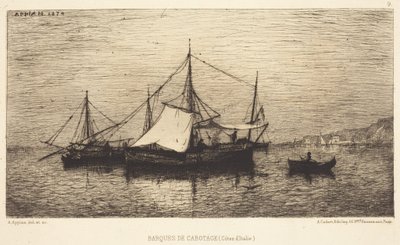 Pobřežní čluny od Adolphe Appian
