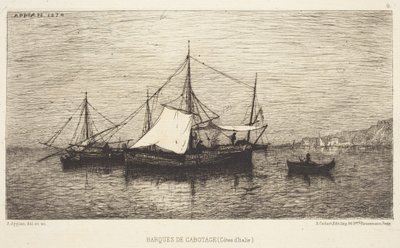 Pobřežní čluny od Adolphe Appian