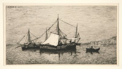 Kabotorážní lodě (Pobřeží Itálie) od Adolphe Appian