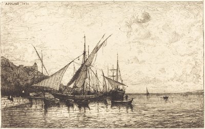 Monacký přístav od Adolphe Appian