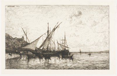 Monacký přístav od Adolphe Appian