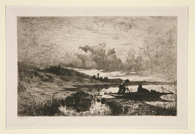 Jednoho večera, Banks of the Rhone v Rix od Adolphe Appian