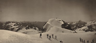 Vrchol Mont Titlis, Švýcarsko od Adolphe Braun