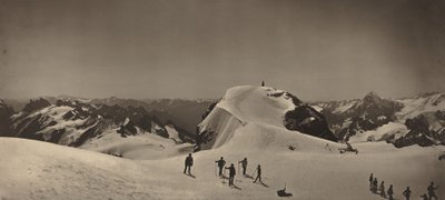 Summit Mont Titlis, Švýcarsko, 1866. od Adolphe Braun