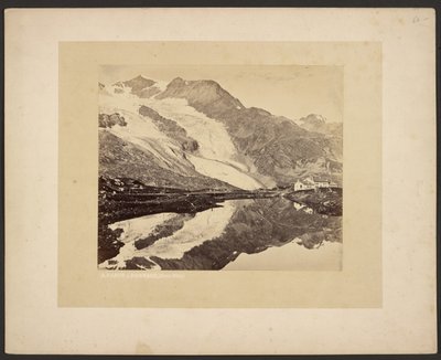 Hospic Bernina a ledovec Cambréna od Adolphe Braun