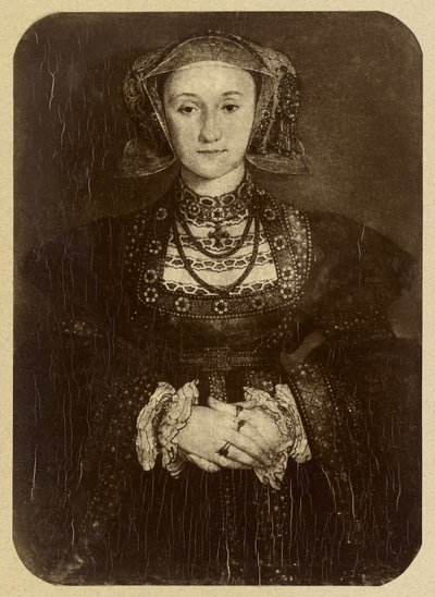 [„Manželka Jindřicha VIII.“ od Hanse Holbeina, Musée du Louvre] od Adolphe Braun