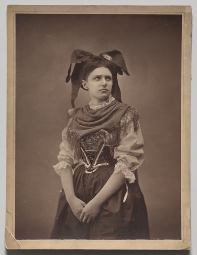 Mladá žena Alsacienne od Adolphe Braun