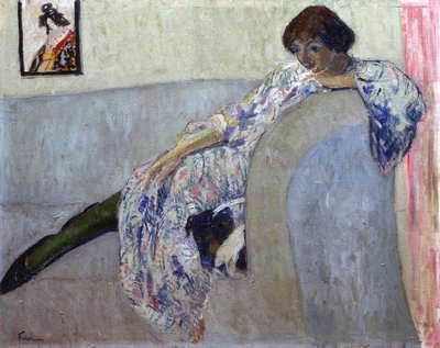 Portrét básnířky Very Inberové 1890-1972, 20. léta od Adolphe Feder