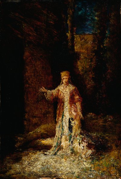 Lady Macbeth od Adolphe Joseph Thomas Monticelli