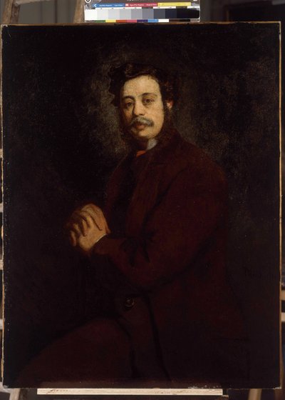 Portrét pana Chána. Obraz Adolphe Monticelli (1824-1886) od Adolphe Joseph Thomas Monticelli
