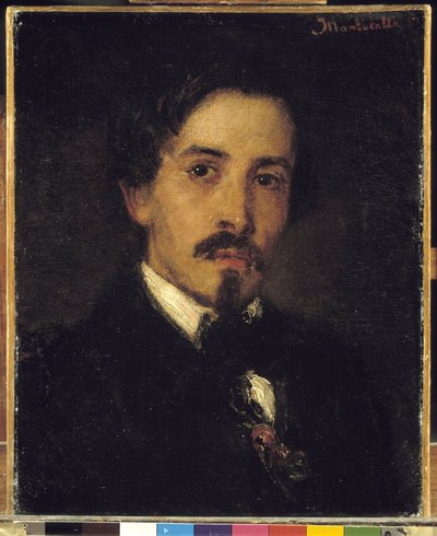 Předpokládaný portrét malíře Ferdinanda Violy, 1859 (olej na plátně) od Adolphe Joseph Thomas Monticelli