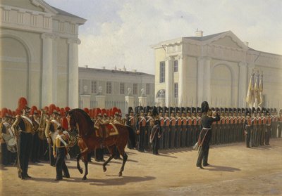 Regiment Leib Guard Izmailovo, 1846 od Adolphe Ladurner